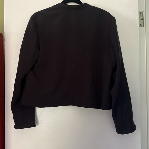 Black Embroidered military inspired Target jacket - Picture 4 of 4